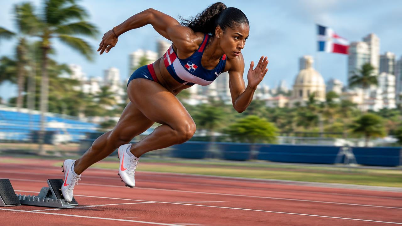 Una sprinter dominicana rompe el récord nacional de los 200 metros
